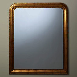 Brissi Hampshire Mirror, H120 x W100cm Gold